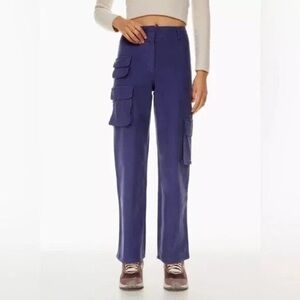 Wilfred Free Picture Cargo Pants in Purple - Women’s 6